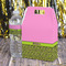 Pink & Lime Green Leopard Gable Favor Box - In Context
