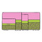 Pink & Lime Green Leopard Gaming Mats - SIZE CHART