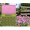 Pink & Lime Green Leopard Garden Flag - Outside In Flowers