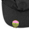 Pink & Lime Green Leopard Golf Ball Marker Hat Clip - Main - GOLD
