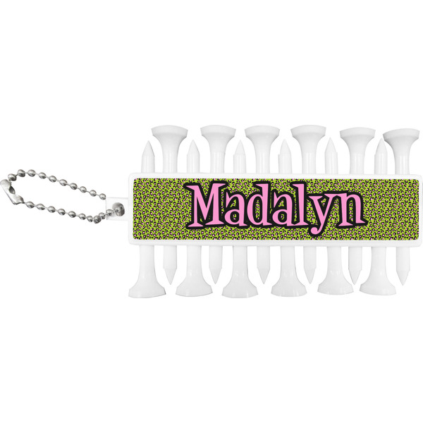 Pink & Lime Green Leopard Golf Buddy