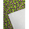 Pink & Lime Green Leopard Golf Towel - Detail