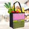Pink & Lime Green Leopard Grocery Bag - LIFESTYLE