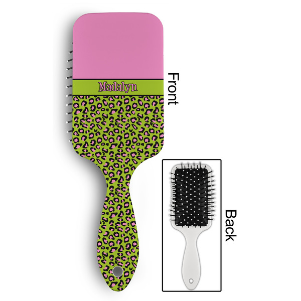 Pink & Lime Green Leopard Hair Brush - Approval
