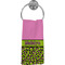 Pink & Lime Green Leopard Hand Towel (Personalized)