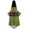 Pink & Lime Green Leopard Hooded Towel - Hanging