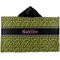 Pink & Lime Green Leopard Hooded towel