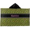 Pink & Lime Green Leopard Kids Hooded Towel (Personalized)