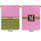 Pink & Lime Green Leopard House Flags - Double Sided - APPROVAL