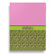 Pink & Lime Green Leopard House Flags - Double Sided - FRONT