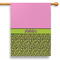 Pink & Lime Green Leopard House Flags - Single Sided - PARENT MAIN