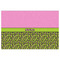 Pink & Lime Green Leopard Indoor / Outdoor Rug - 2'x3' - Front Flat
