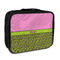 Pink & Lime Green Leopard Insulated Lunch Bag (Personalized)