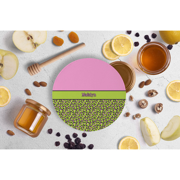 Pink & Lime Green Leopard Jar Opener - Lifestyle Image