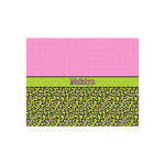 Pink & Lime Green Leopard 252 pc Jigsaw Puzzle (Personalized)