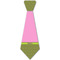 Pink & Lime Green Leopard Just Faux Tie