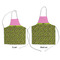 Pink & Lime Green Leopard Kid's Aprons - Comparison