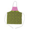 Pink & Lime Green Leopard Kid's Aprons - Medium Approval