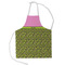 Pink & Lime Green Leopard Kid's Apron - Small (Personalized)
