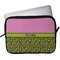 Pink & Lime Green Leopard Laptop Sleeve (13" x 10")