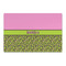 Pink & Lime Green Leopard Large Rectangle Car Magnets- Front/Main/Approval