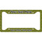 Pink & Lime Green Leopard License Plate Frame - Style A