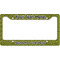 Pink & Lime Green Leopard License Plate Frame - Style B (Personalized)