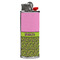 Pink & Lime Green Leopard Lighter Case - Front