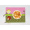 Pink & Lime Green Leopard Linen Placemat - Lifestyle (single)