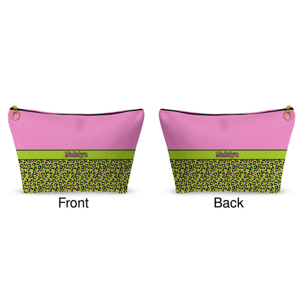 Pink & Lime Green Leopard Makeup Bag Approval