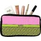 Pink & Lime Green Leopard Makeup Case Small