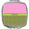 Pink & Lime Green Leopard Makeup Compact