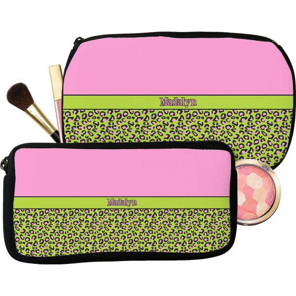 Pink & Lime Green Leopard Makeup Kit Aggregate