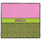 Pink & Lime Green Leopard XL Gaming Mouse Pad - 18" x 16" (Personalized)