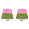 Pink & Lime Green Leopard Poly Film Empire Lampshade - Approval