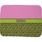 Pink & Lime Green Leopard Memory Foam Bath Mat - 48"x36" (Personalized)