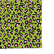 Pink & Lime Green Leopard Microfiber Dish Rag - DETAIL