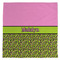 Pink & Lime Green Leopard Microfiber Dish Towel (Personalized)