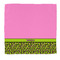 Pink & Lime Green Leopard Microfiber Dish Rag (Personalized)