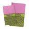Pink & Lime Green Leopard Microfiber Golf Towel - PARENT/MAIN