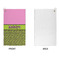 Pink & Lime Green Leopard Microfiber Golf Towels - APPROVAL