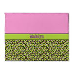 Pink & Lime Green Leopard Microfiber Screen Cleaner (Personalized)