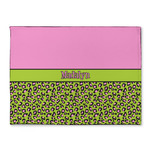 Pink & Lime Green Leopard Microfiber Screen Cleaner (Personalized)