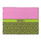 Pink & Lime Green Leopard Microfiber Screen Cleaner - Front