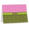 Pink & Lime Green Leopard Note cards (Personalized)