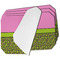 Pink & Lime Green Leopard Octagon Placemat - Single front set of 4 (MAIN)