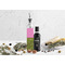 Pink & Lime Green Leopard Oil Dispenser Bottle - Lifestyle Photo