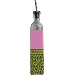 Pink & Lime Green Leopard Oil Dispenser Bottle (Personalized)