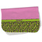 Pink & Lime Green Leopard Burp Cloth - Fleece w/ Name or Text