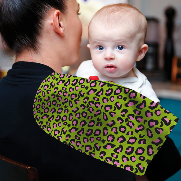 Pink & Lime Green Leopard Old Burp - Lifestyle